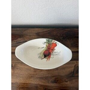 Effetti Italy Oval Serving Bowl Vegetables 12" Long - 10" Wide - 3" High  *read